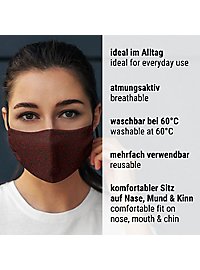 Stofmaske Gothic Rosemønster