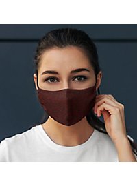 Stofmaske Gothic Rosemønster