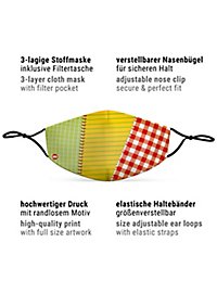 Stofmaske Til Børn Patchwork Flickenstrumpf