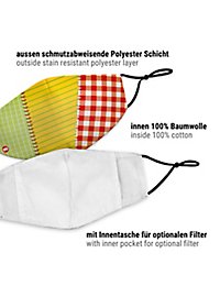 Stofmaske Til Børn Patchwork Flickenstrumpf