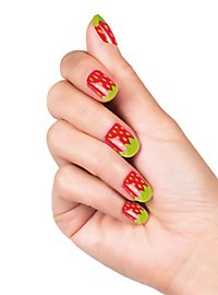 Strawberry Finger Nails