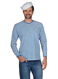Striped jumper long sleeve light blue-white
