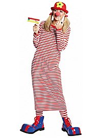 Striped Nightshirt red-white
