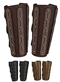 Studded leather bracers - Hirdman