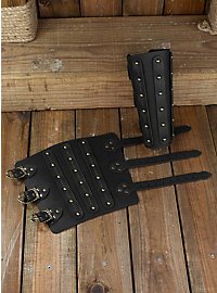 Studded leather bracers - Hirdman