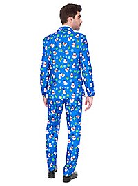 SuitMeister Blue Snowman Party Suit