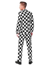 SuitMeister Checked Black White Party suit
