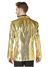 SuitMeister glitter jacket gold