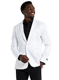 SuitMeister glitter jacket white