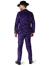 SuitMeister Purple Pimp combinaison de fête en fausse fourrure