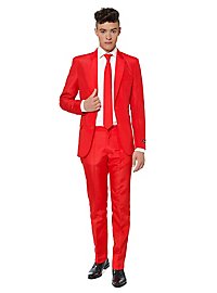 SuitMeister Solid Red Party Suit