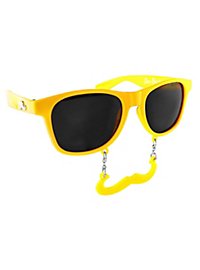 Sun Staches Classic gelb Partybrille