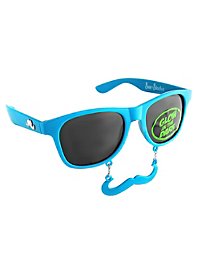 Sun Staches Classic neonblau Partybrille