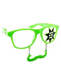 Sun Staches Classic neongrün Partybrille