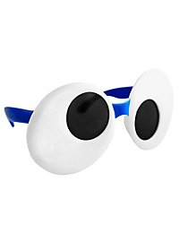 Sun Staches Googly Eyes blue Party Glasses