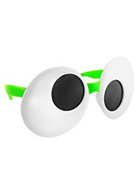 Sun Staches Googly Eyes green Party Glasses