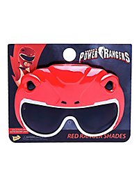Sun Staches Power Rangers Rouge Lunettes de fête pour enfants