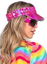Sun visor cap pink