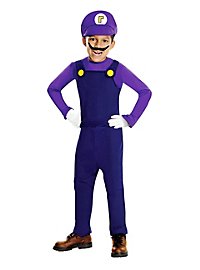 Super Mario Waluigi Kids Costume