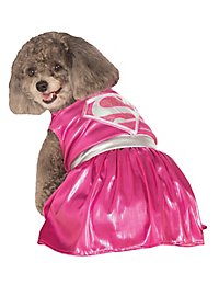 Supergirl pink dog costume