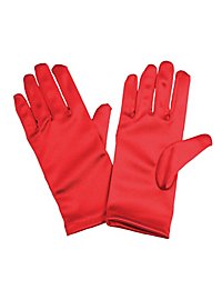 Superhero gloves for children red
