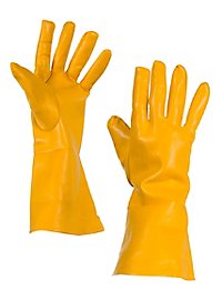 yellow superhero gloves
