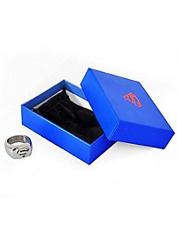 Superman - Bague sceau argent