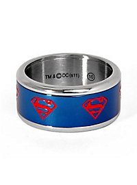 Superman - Logo Ring rotierend blau