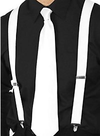 Suspenders white 