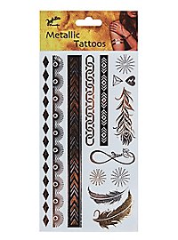 Tatuaggio adesivo Eternity metallizzato