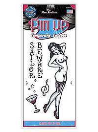 Tatuaggio adesivo retro pin-up