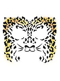 Tatuaggio faccia di leopardo