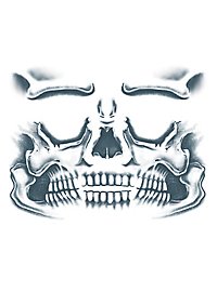 Tatuaje Adhesivo Facial De Calavera