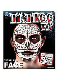 Tatuaje Adhesivo Facial Sugar Man