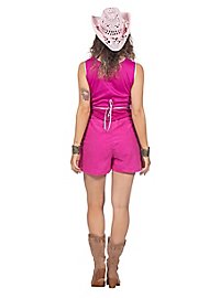 Tenue de festival à franges roses