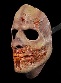 The Walking Dead Angefressener Zombie Halbmaske aus Latex