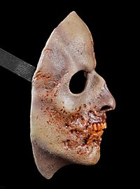 The Walking Dead Angefressener Zombie Halbmaske aus Latex