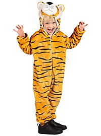 Tiger costume jumpsuit for children
