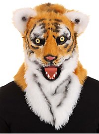Tiger mask with movable mouth