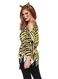 Tiger Poncho-Shirt with tiger ears