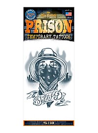 Til I Die Temporary Prison Tattoo