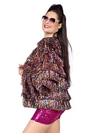 Tinsel disco jacket colorful