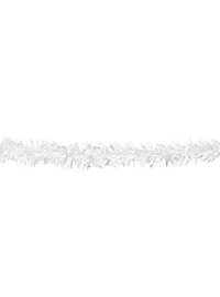 Tinsel garland 10 meters white