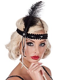 Tocado De Plumas Flapper