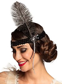 Tocado De Plumas Flapper