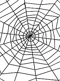 Toile d'araignée en nylon pour Halloween 150 cm