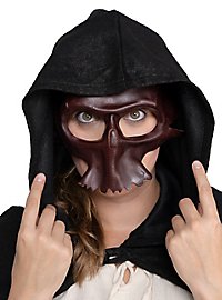 Totenkopf Ledermaske