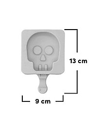 Totenkopf Silikonform für Eis am Stiel
