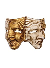 Trefaccia medio oro bianco Masque vénitien miniature