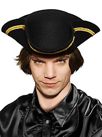 Tricorn Hat with gold border